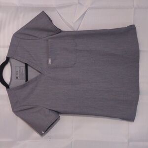 Figs Catarina One-Pocket Scrub Top - Graphite